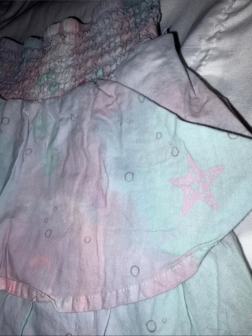 Disney Pastel Mermaid Tiered Skirt in Mint, Lavender & Blush